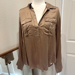 Anthropologie Silk Top